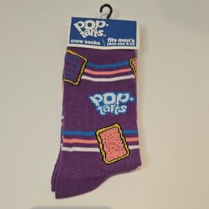 Pop-Tarts Purple Crew Socks